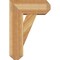 Ekena Millwork Traditional Craftsman Rough Sawn Bracket w/ Offset Brace, Western Red Cedar, 8"W x 18"D x 26"H BKT0806X18X26TRA04RWR - alternate 4